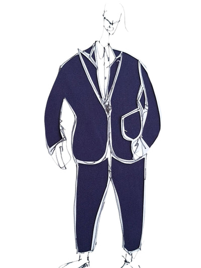 COTTON TWILL - HEAVY workwear blue