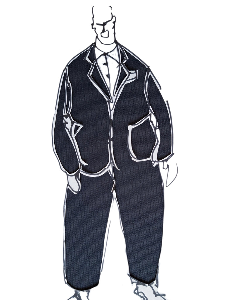 BEDFORD CORD dark navy