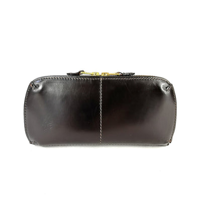 LEATHER CLUTCH WALLET brown