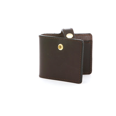 LEATHER BI-FOLD WALLET brown